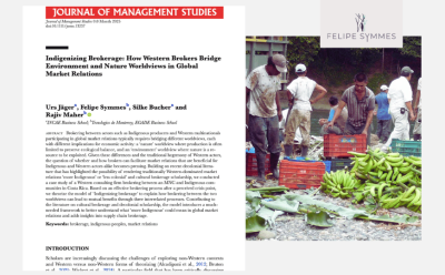 Indigenizing Brokerage – Journal of Management Studies